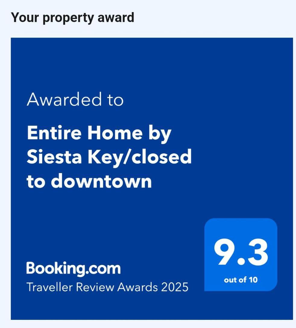 Entire Home By Siesta Key/Closed To Downtown Sarasota Extérieur photo